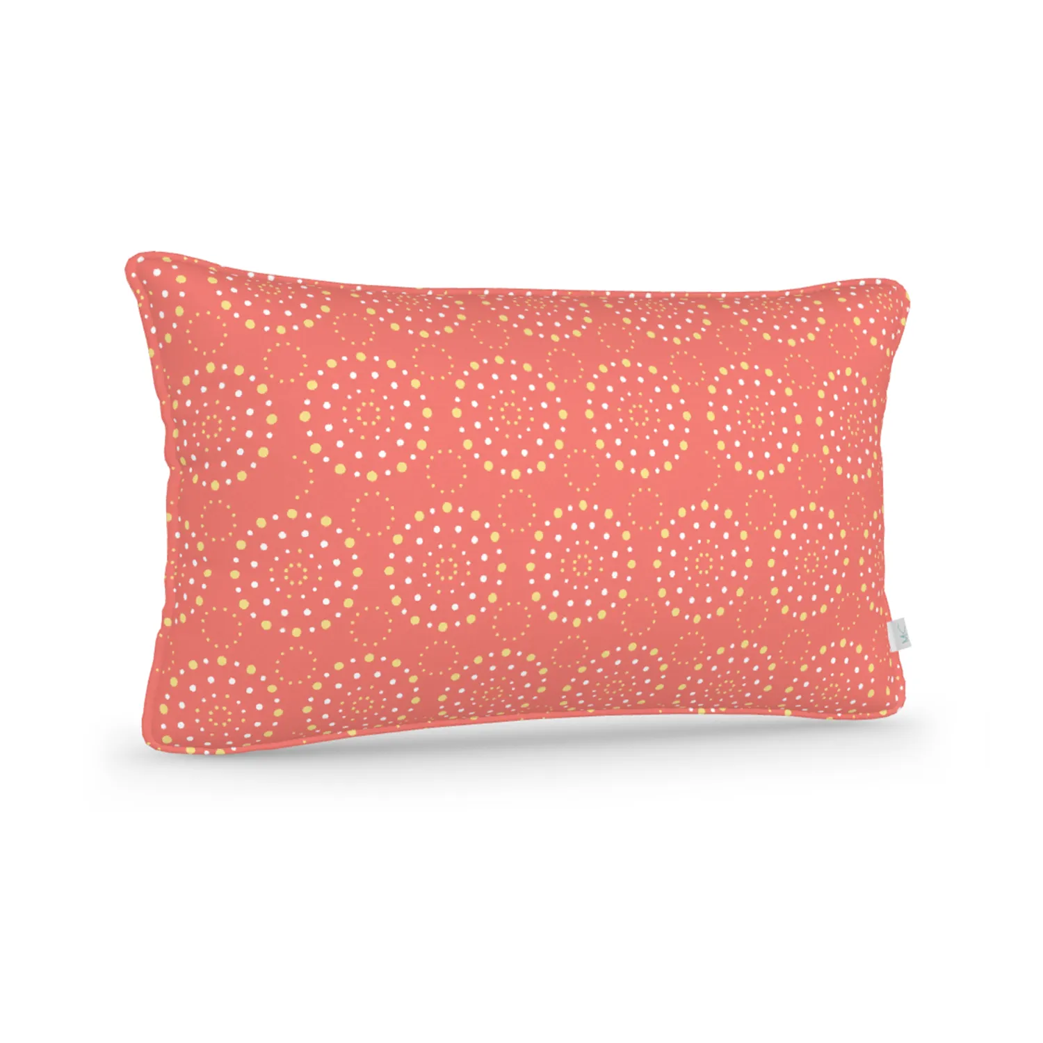 Decorative Lumbar Pillow in Fireworks: Wild Salmon