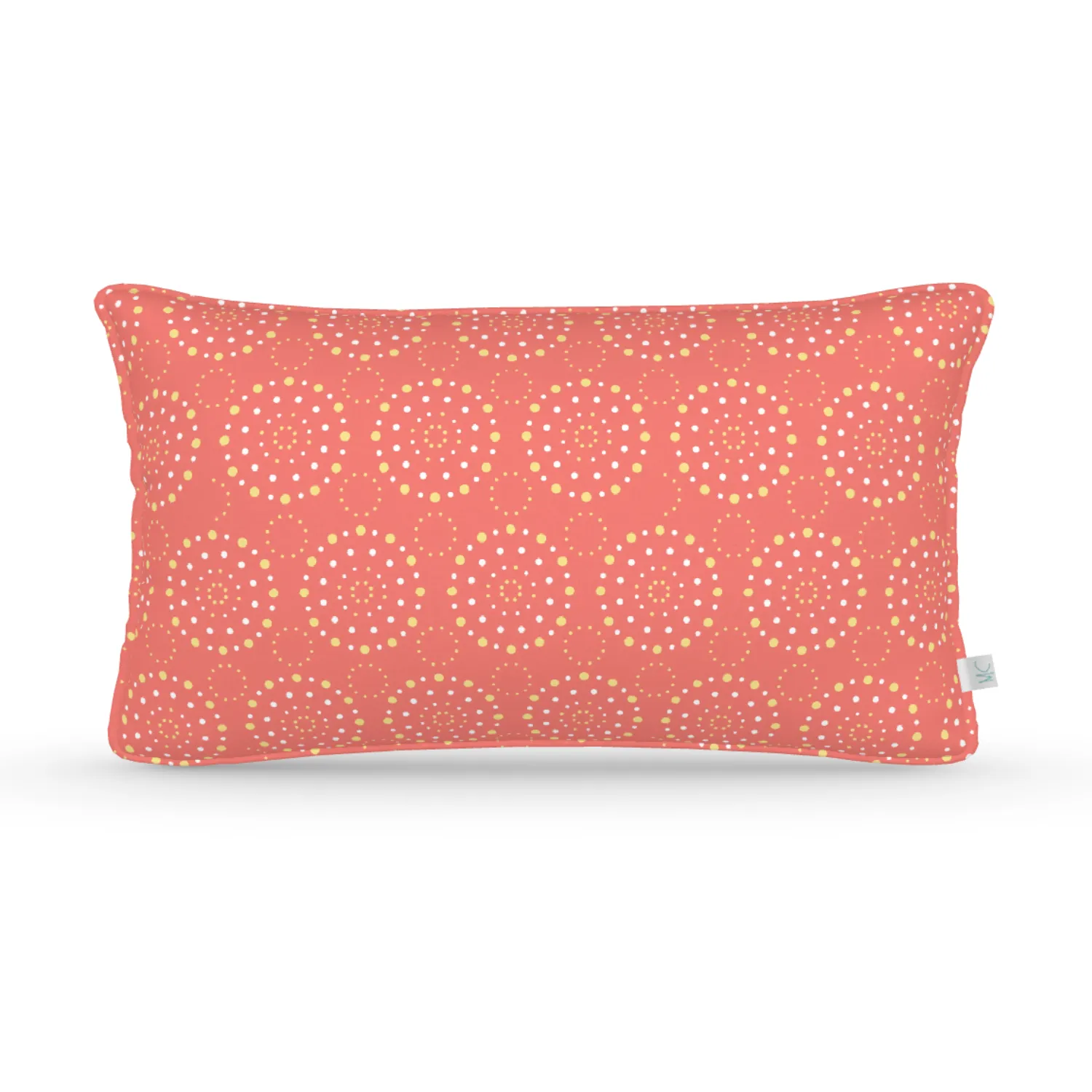 Decorative Lumbar Pillow in Fireworks: Wild Salmon