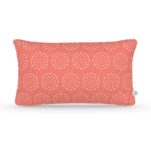 Decorative Lumbar Pillow in Fireworks: Wild Salmon