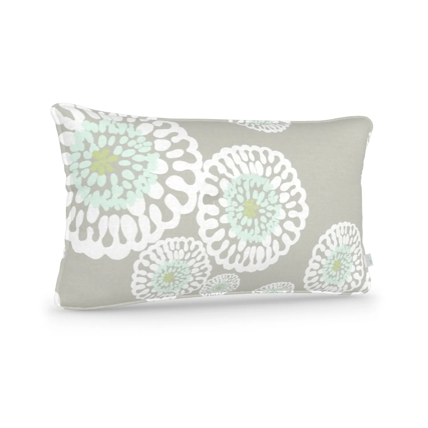 Decorative Lumbar Pillow in Grand Mum: Oyster