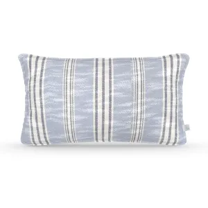 Decorative Lumbar Pillow in Laguna: Marine