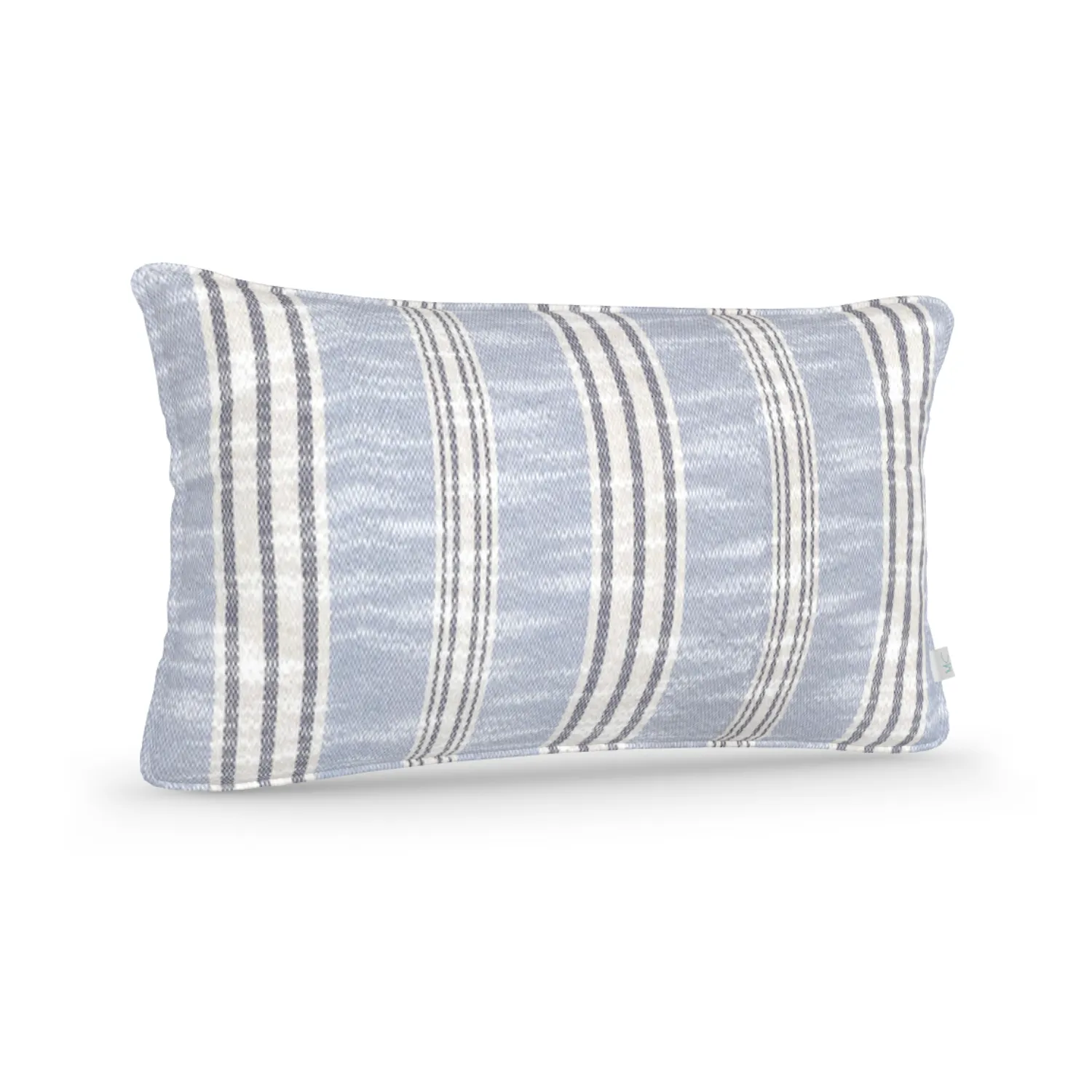 Decorative Lumbar Pillow in Laguna: Marine