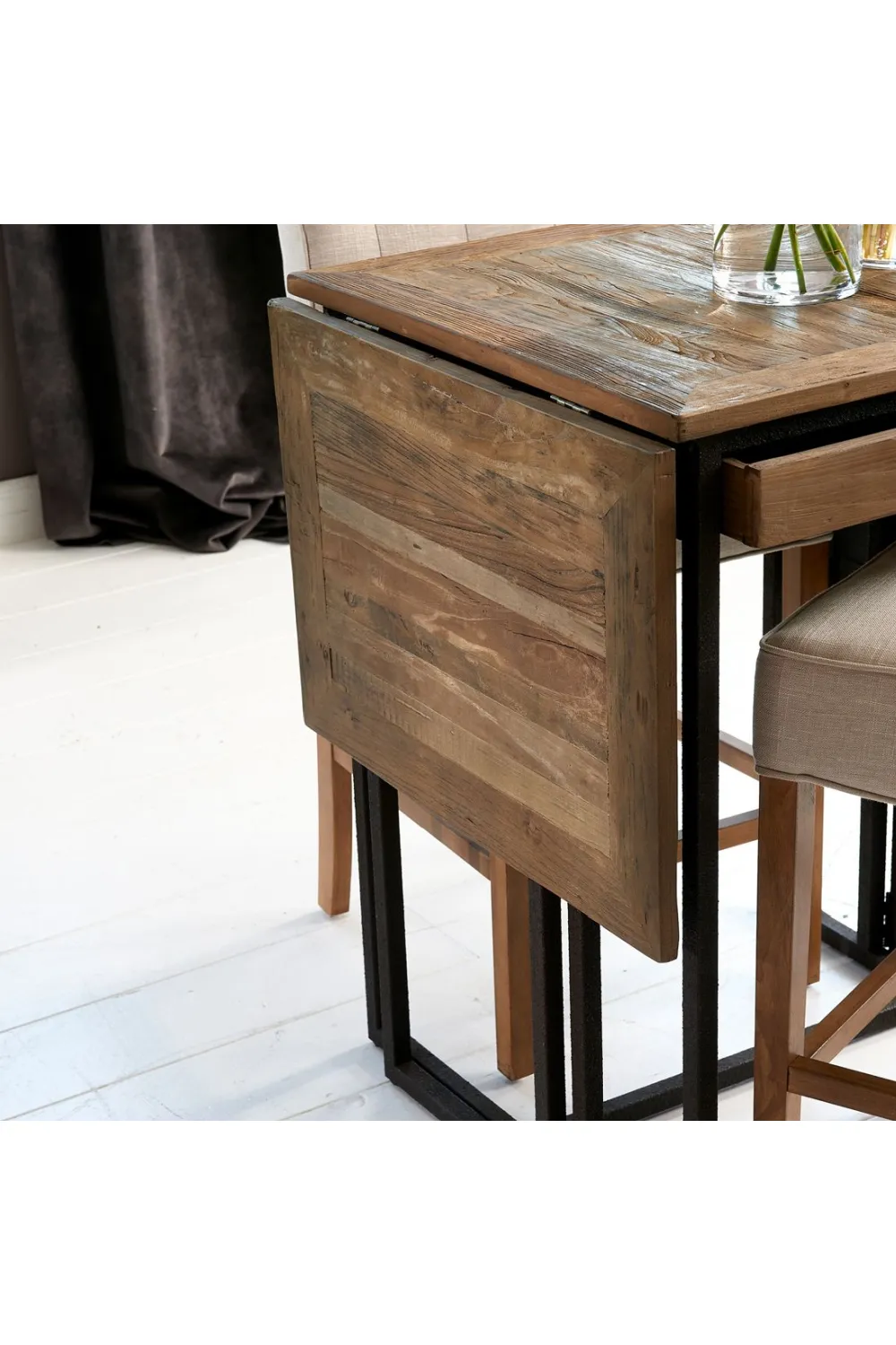 Extendable Elm Bar Table | Rivièra Maison Shelter Island