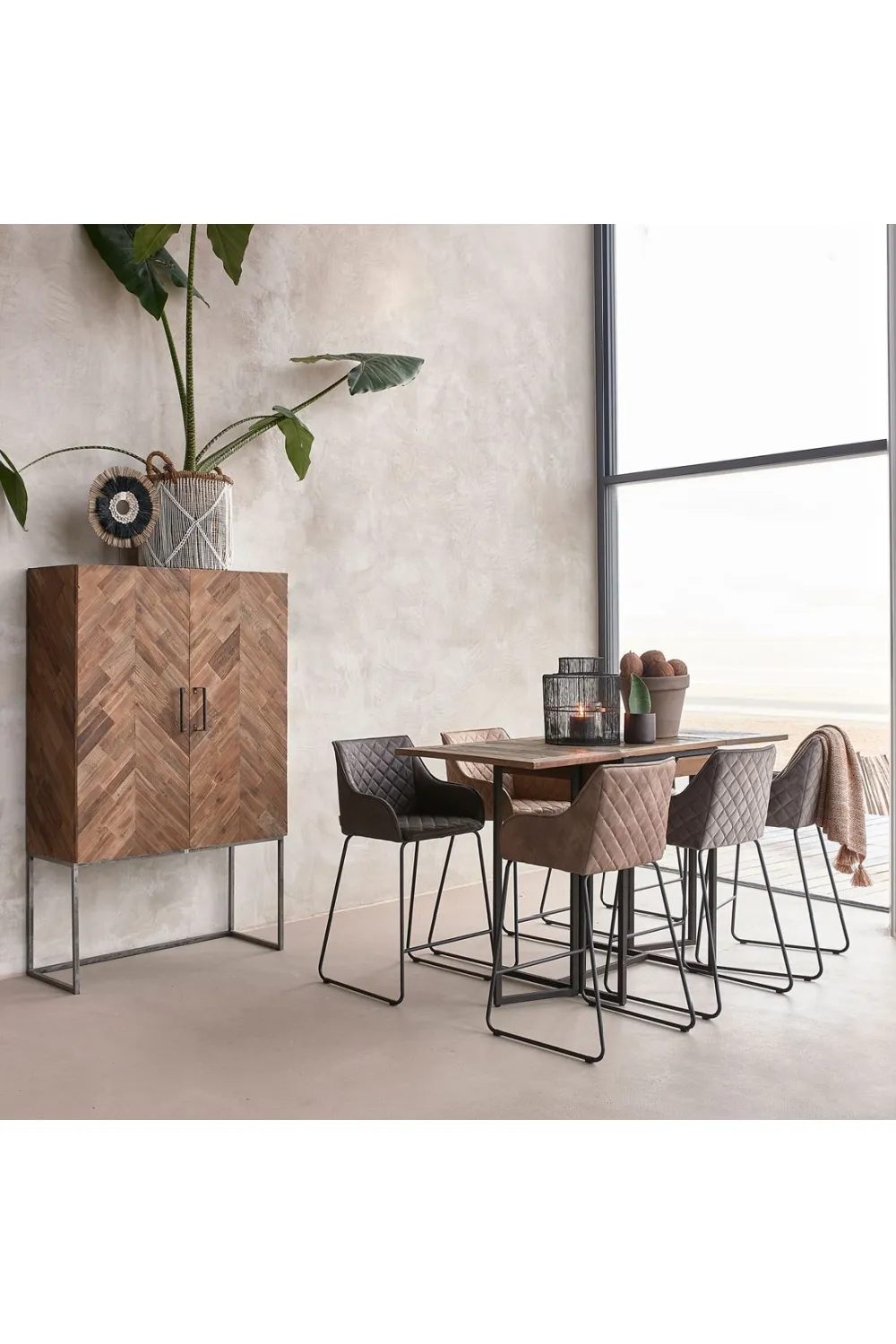 Extendable Elm Bar Table | Rivièra Maison Shelter Island