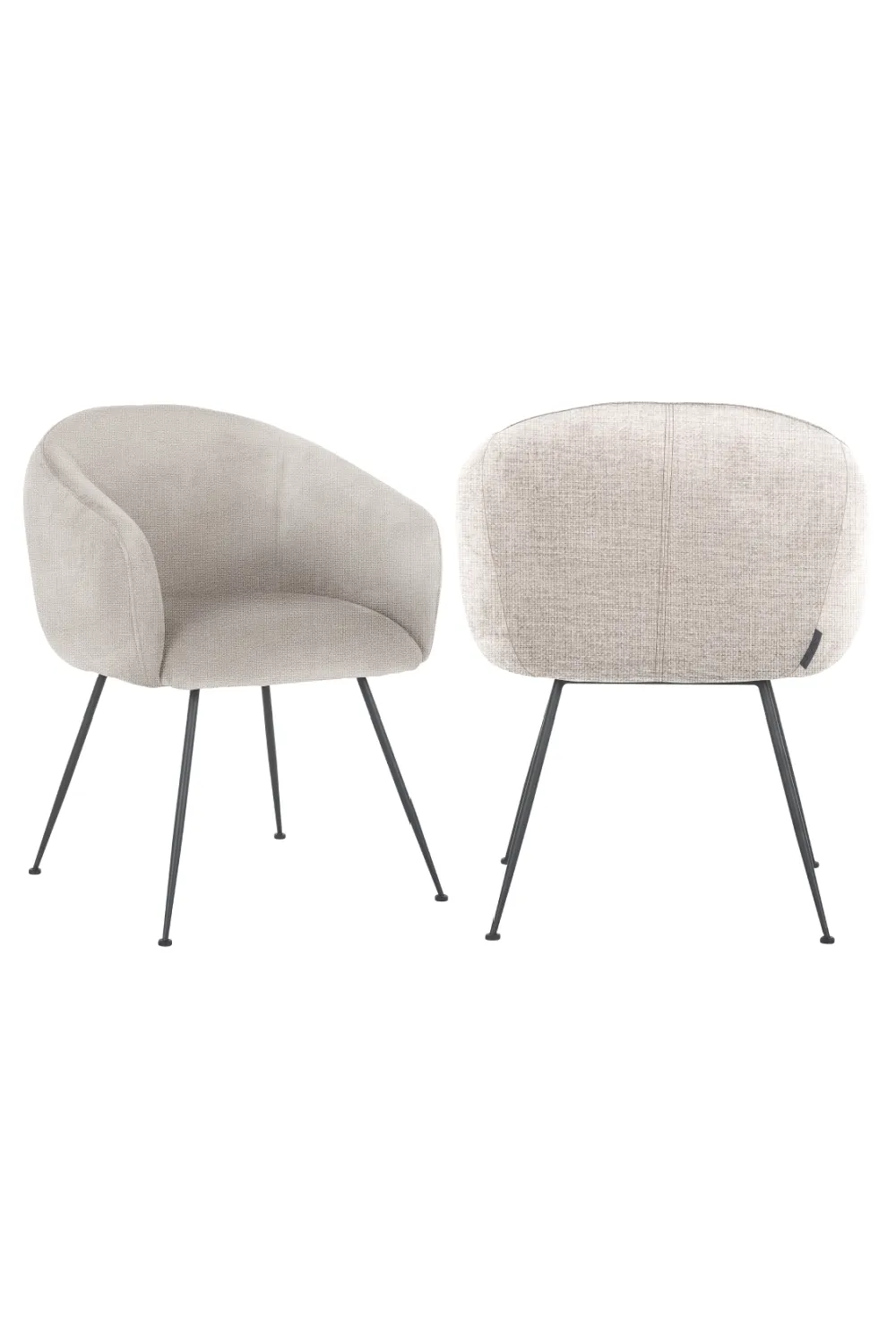 Fabric Upholstered Dining Armchair | OROA Avanti