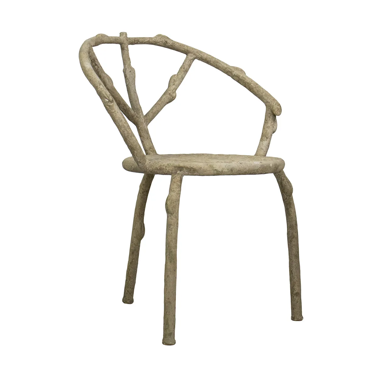 Faux Bois Chair, Three Leg