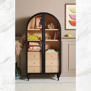 Fern Storage Cabinet Black