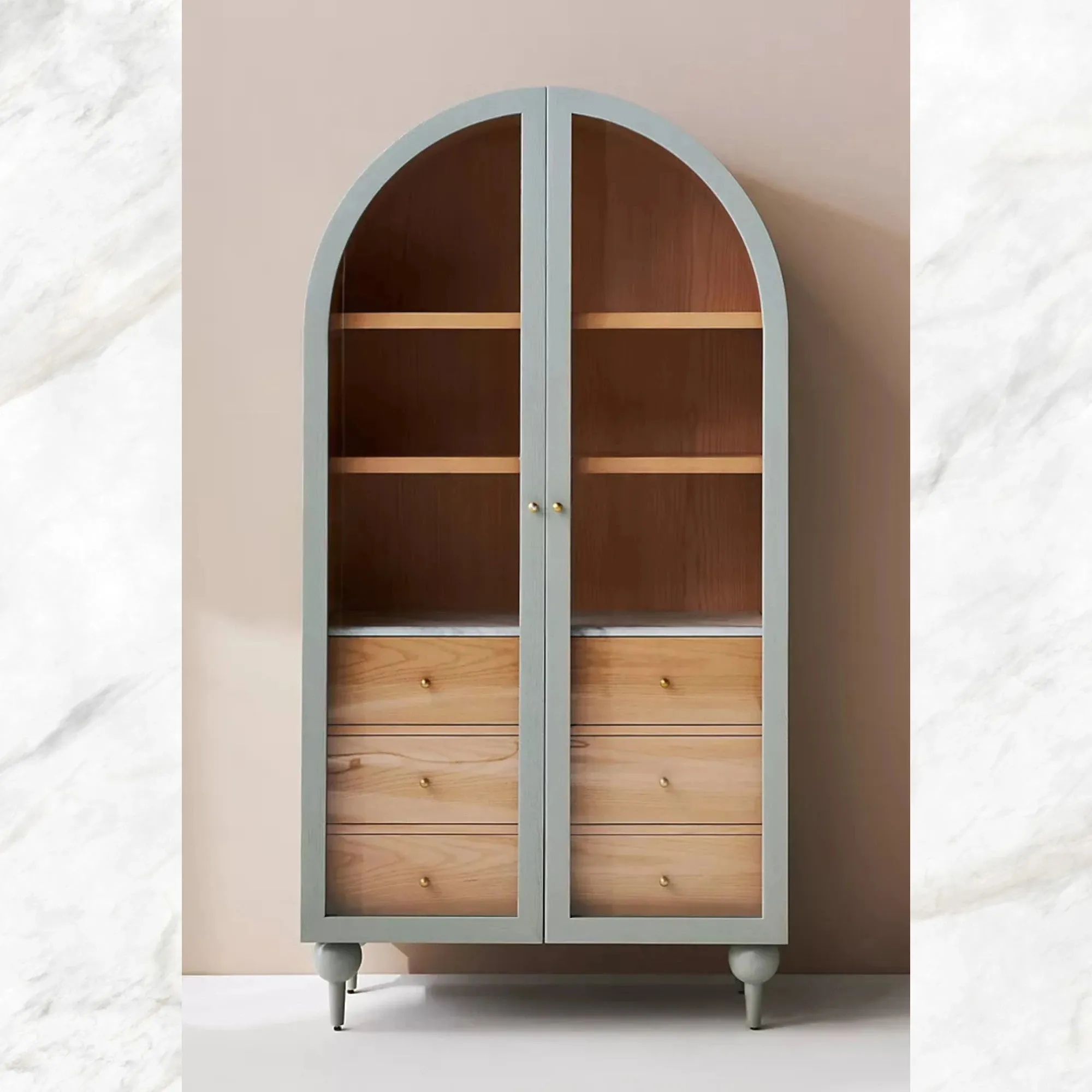 Fern Storage Cabinet Sage