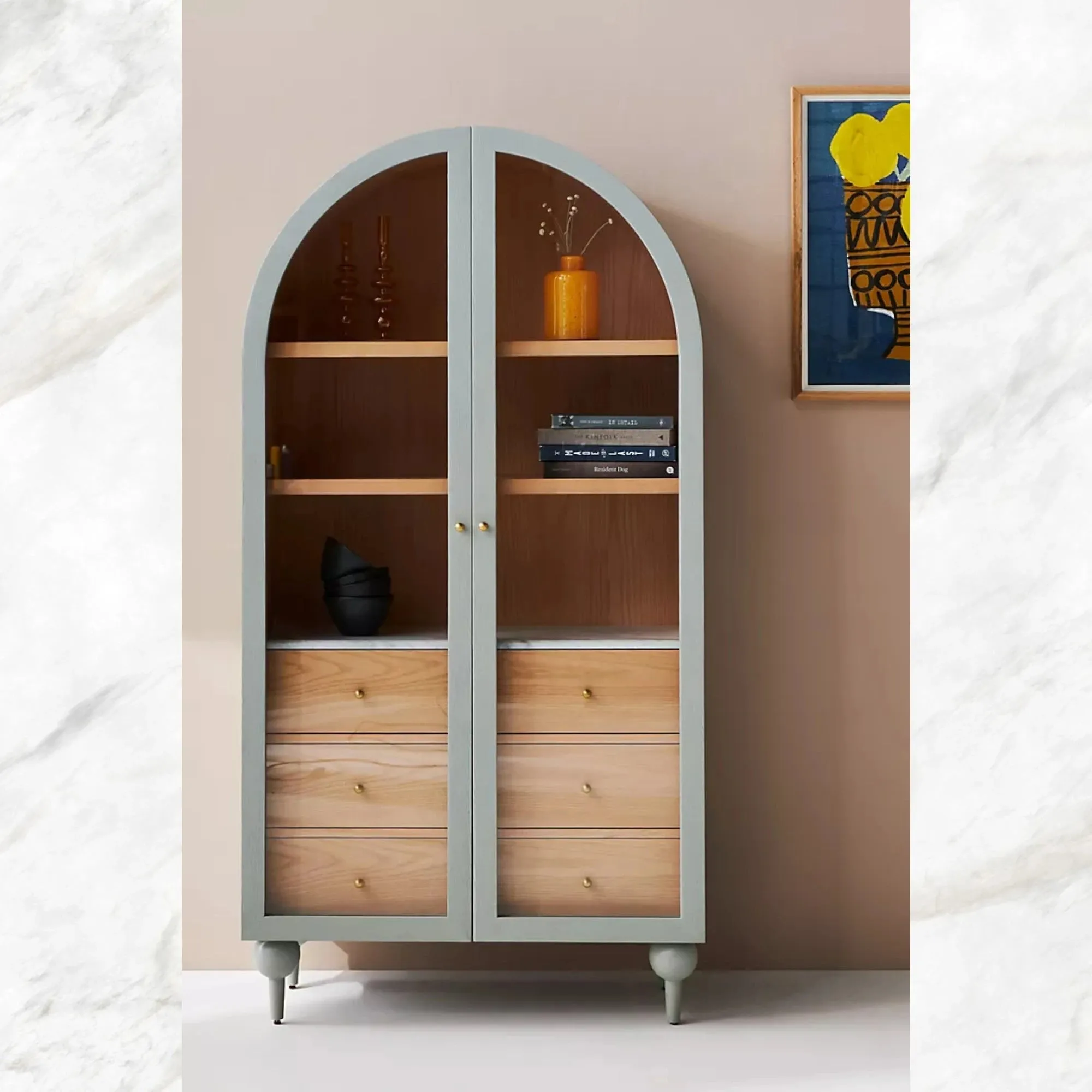 Fern Storage Cabinet Sage