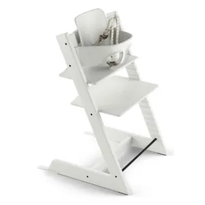 FLOOR MODEL SALE - Stokke - Tripp Trapp Chair Bundle - White   Icon Grey (STORE PICKUP ONLY)