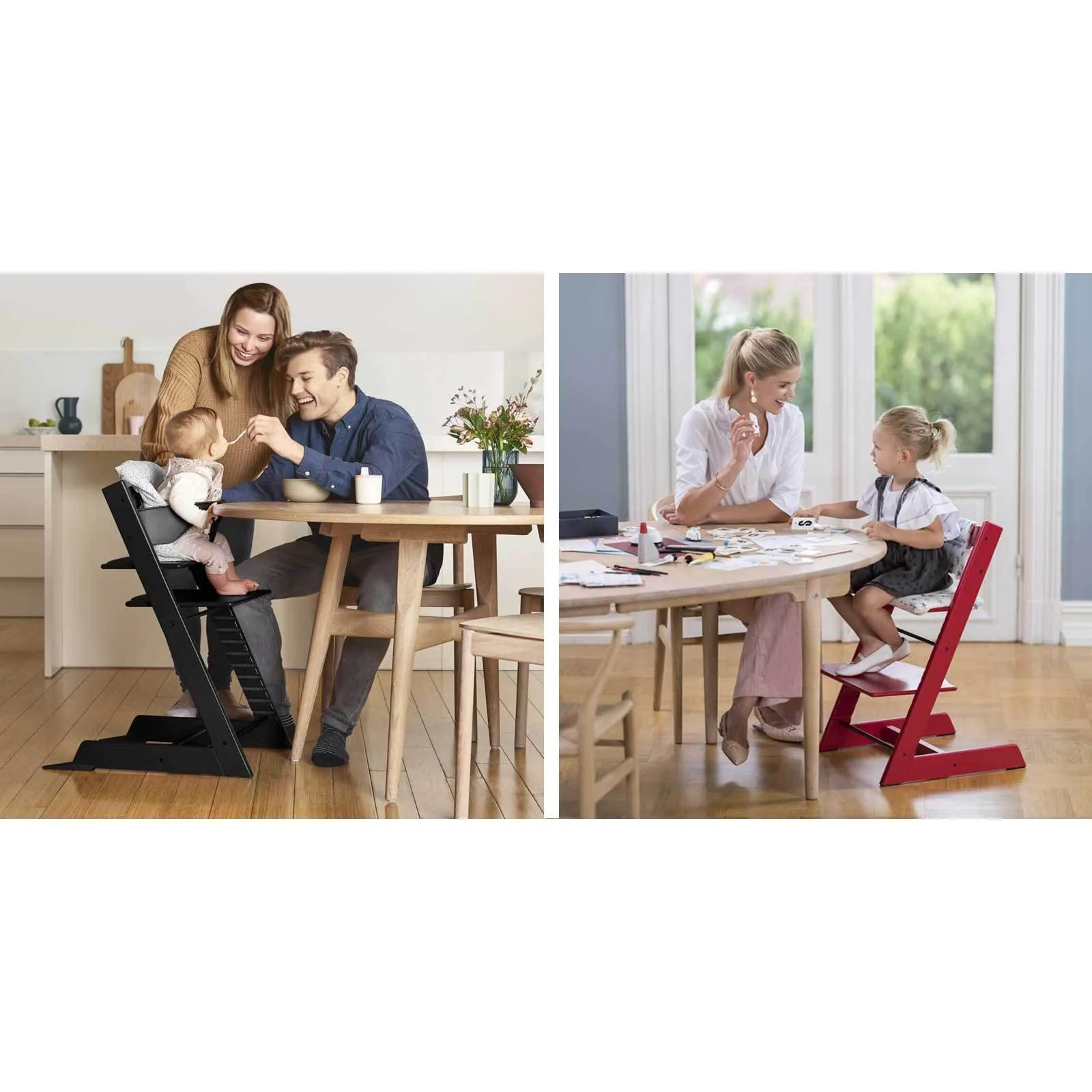 FLOOR MODEL SALE - Stokke - Tripp Trapp Chair Bundle - White   Icon Grey (STORE PICKUP ONLY)