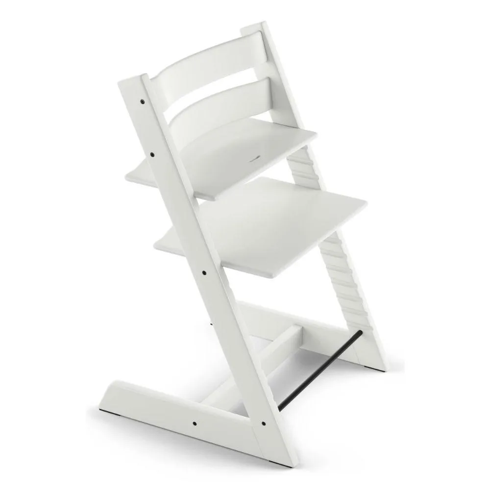 FLOOR MODEL SALE - Stokke - Tripp Trapp Chair Bundle - White   Icon Grey (STORE PICKUP ONLY)