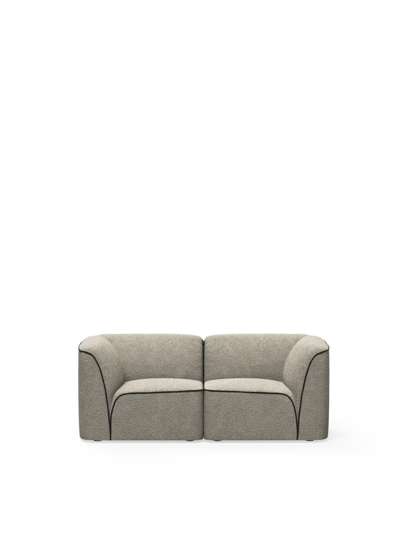 Flora 2 - Seater Natural Boucle