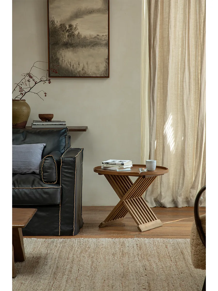 Folding Coffee Table with Tabletop