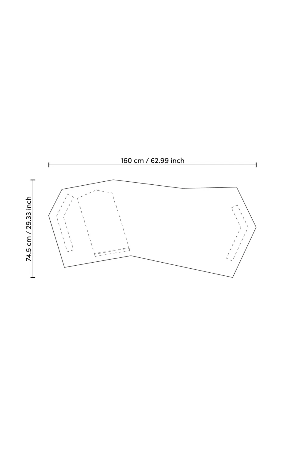 Free-Form Wooden Desk | Eichholtz Xenon