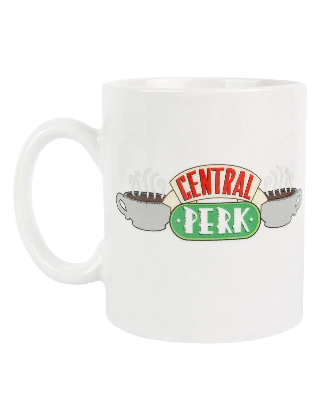 Friends Central Perk TV Series White Espresso Mugs 4 Cup Set