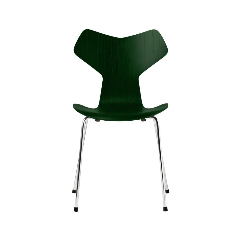 Fritz Hansen Grand Prix Chair with Metal Legs