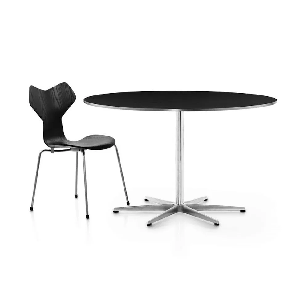 Fritz Hansen Grand Prix Chair with Metal Legs