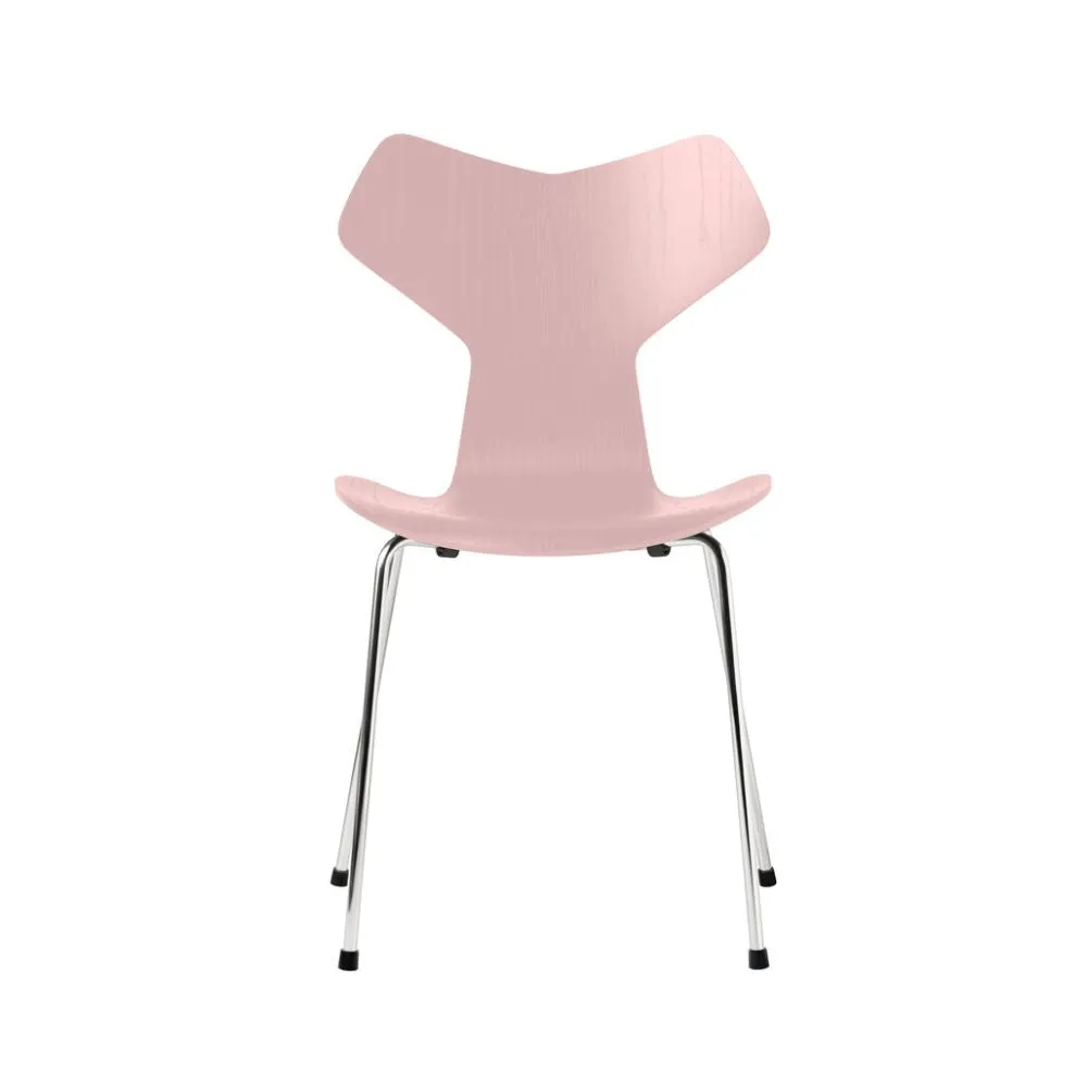 Fritz Hansen Grand Prix Chair with Metal Legs