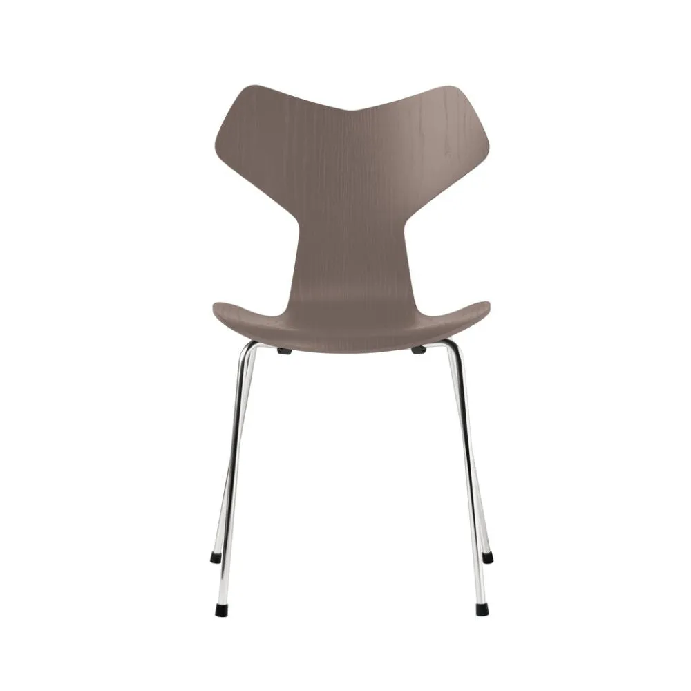 Fritz Hansen Grand Prix Chair with Metal Legs