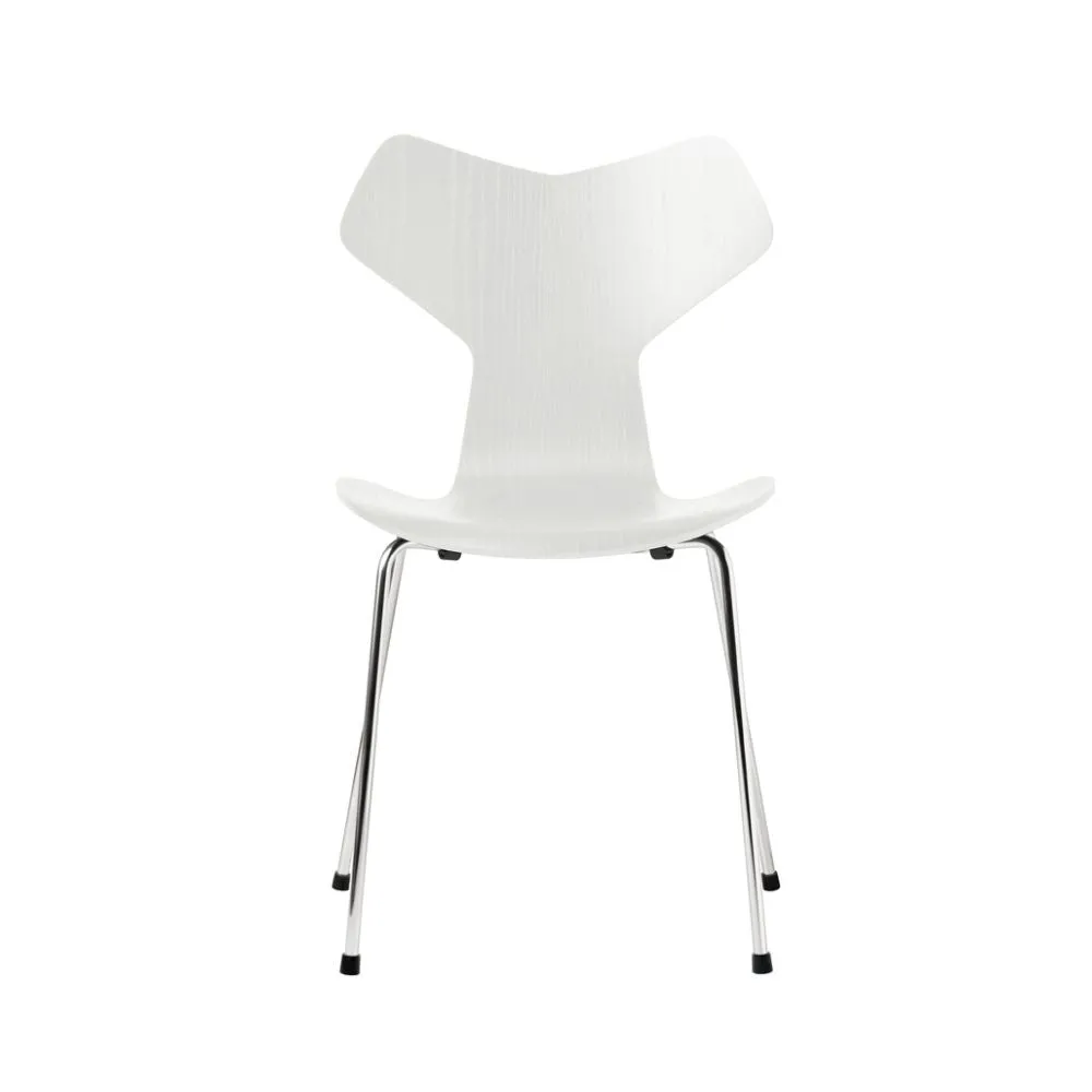 Fritz Hansen Grand Prix Chair with Metal Legs