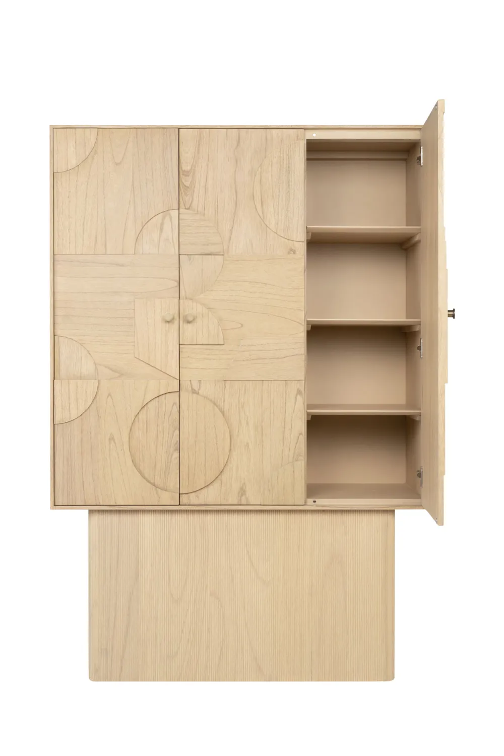 Geometrical Patterned Wooden Cabinet | Versmissen Zulgo