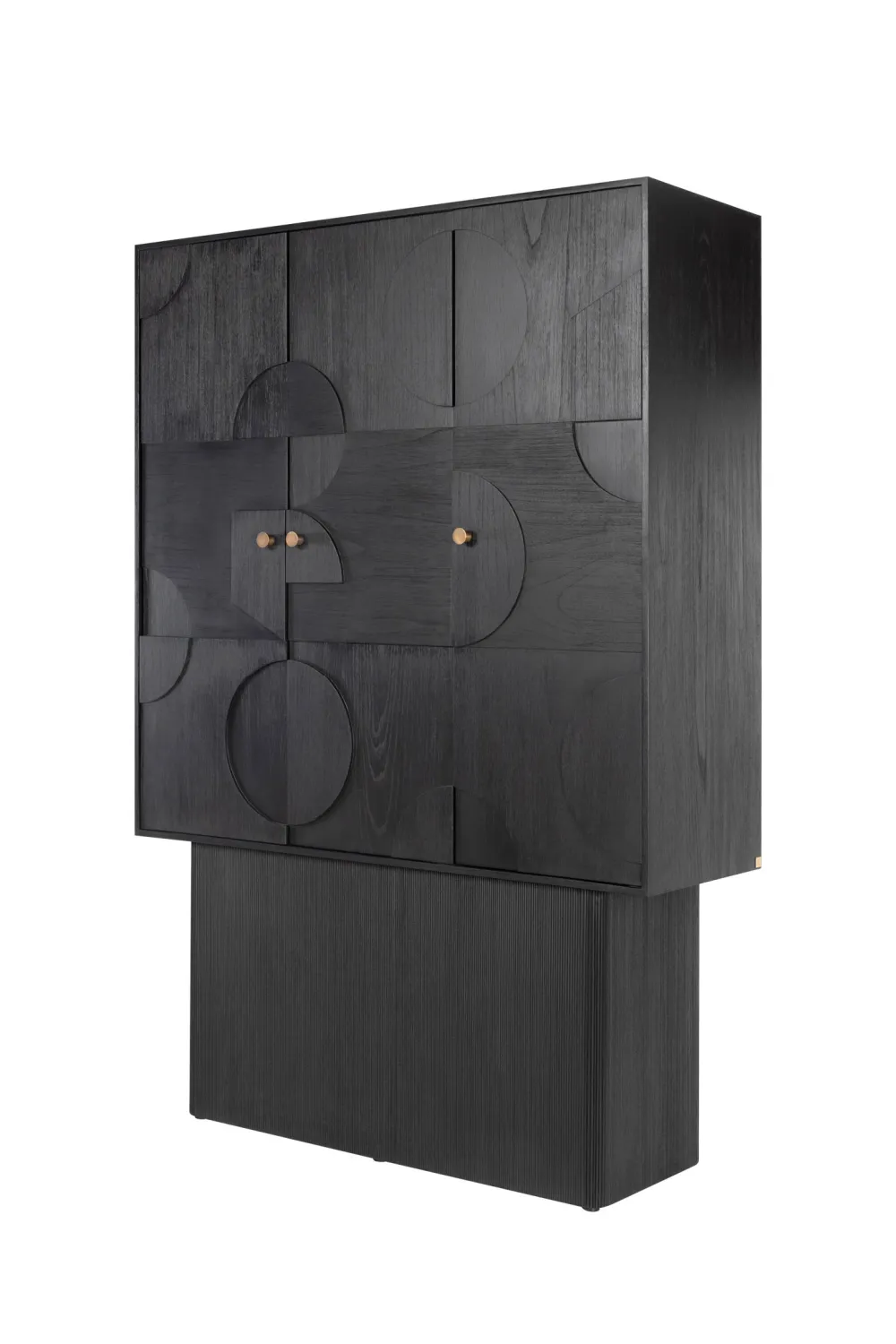 Geometrical Patterned Wooden Cabinet | Versmissen Zulgo