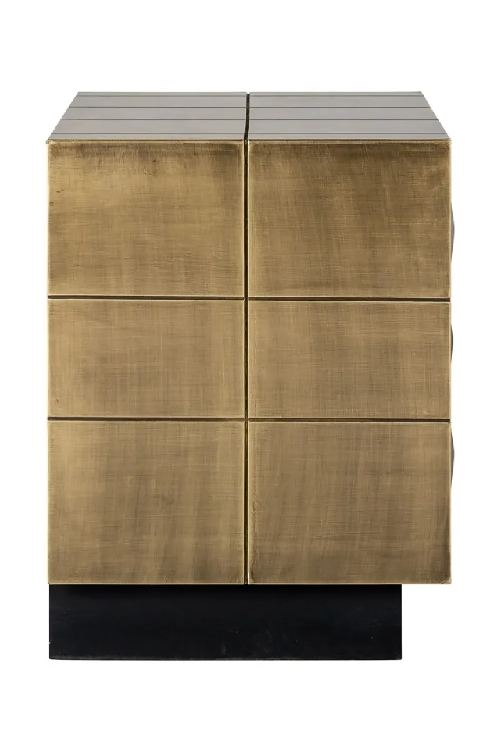 Gold Faceted Nightstand | OROA Collada