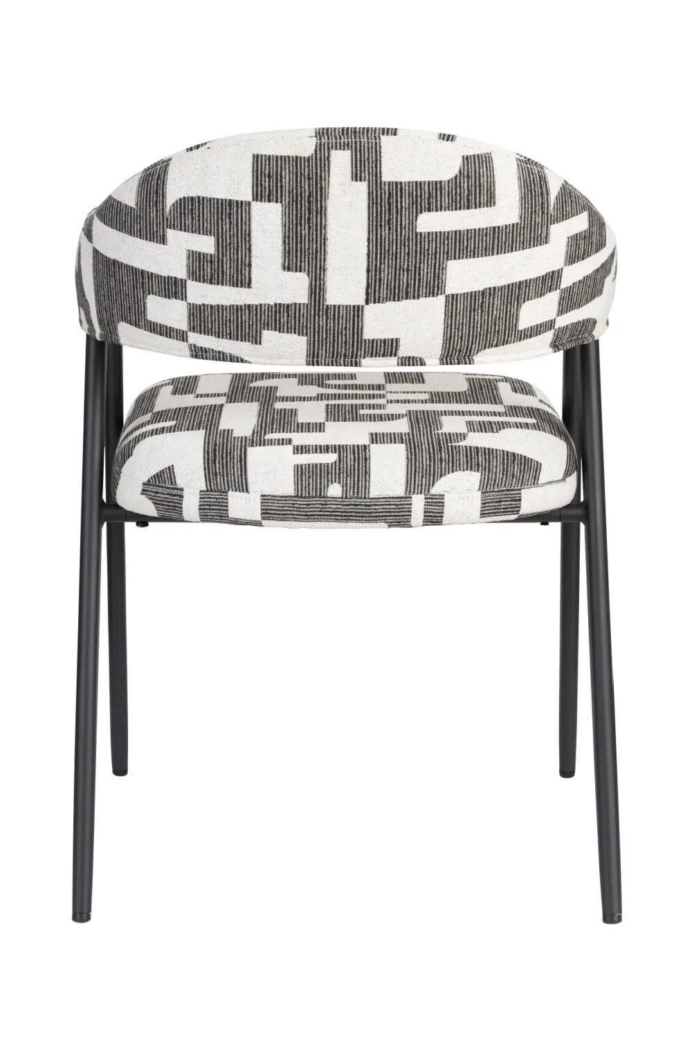 Graphic Patterned Dining Chair (2) | Dutchbone Miyo