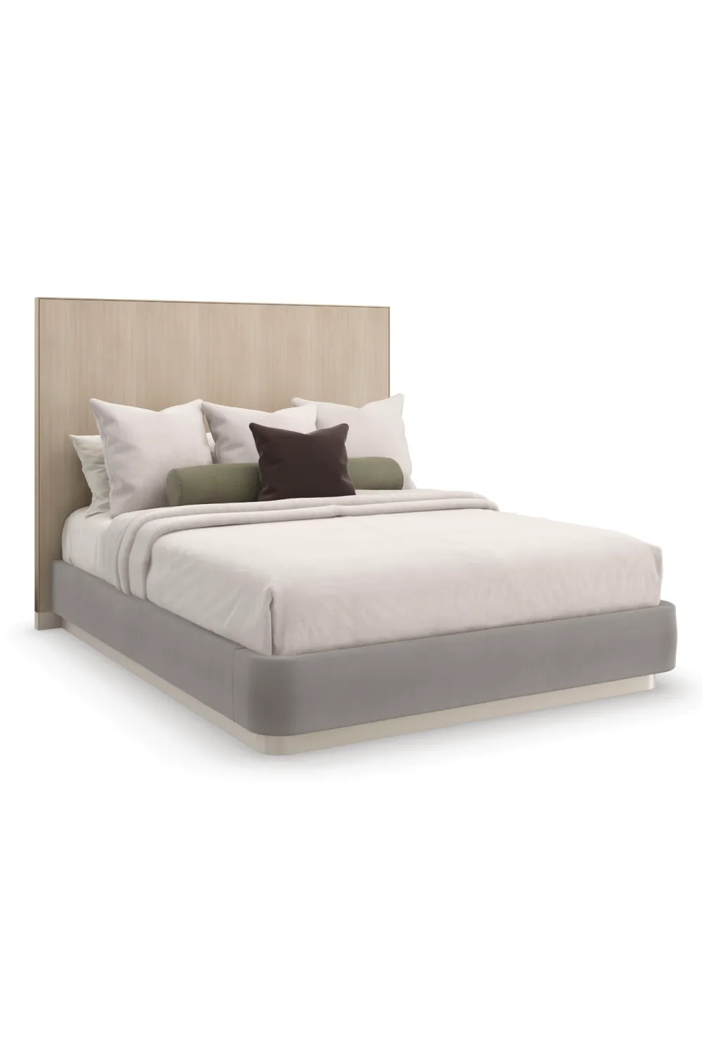 Gray Minimalist Bed | Caracole Dream Chaser