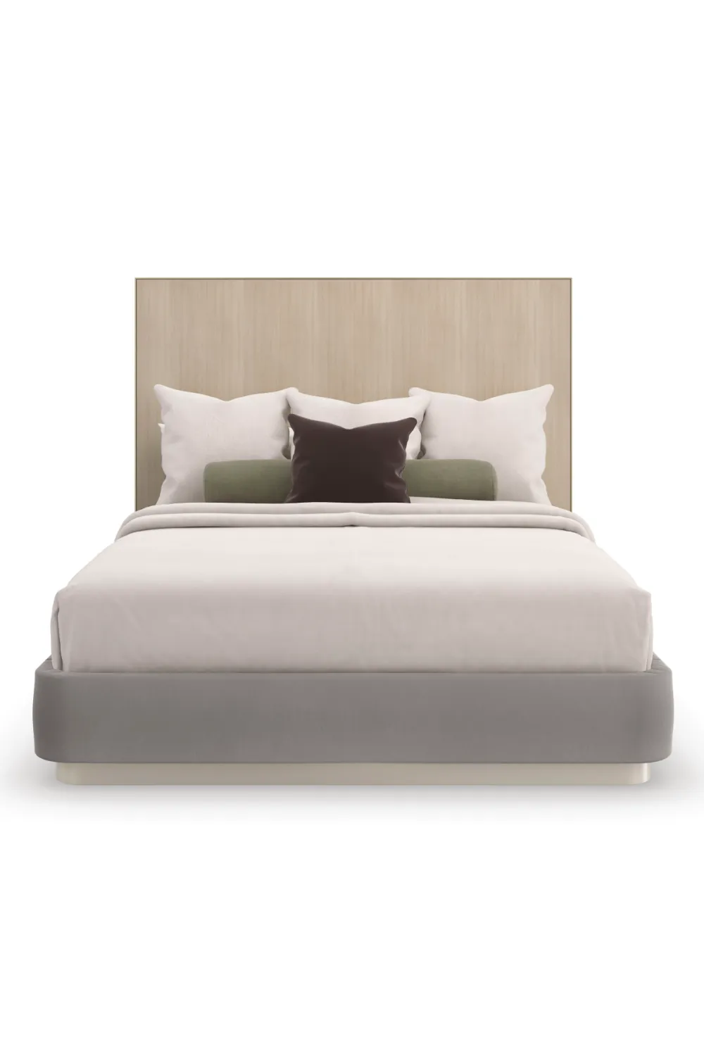 Gray Minimalist Bed | Caracole Dream Chaser