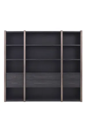 Gray Oak Shelving Cabinet | Eichholtz Canova