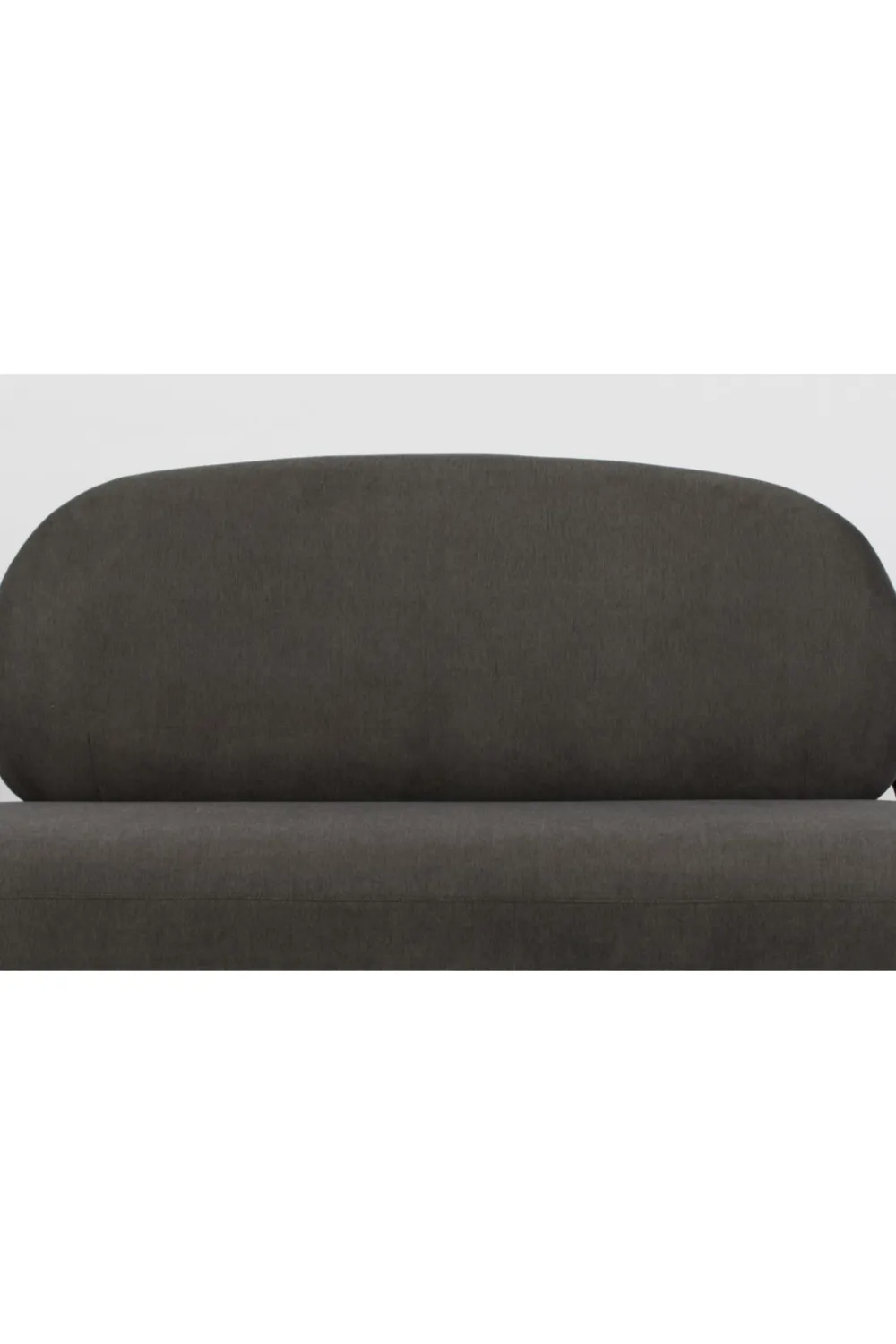 Gray Upholstered Loveseat | DF Polly