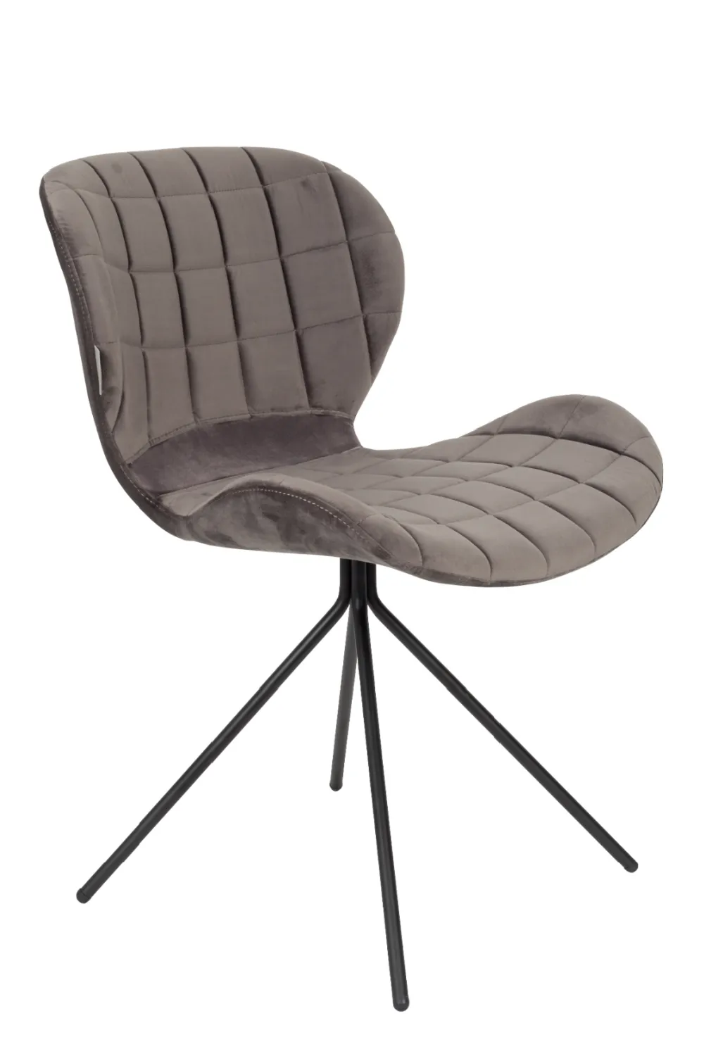 Gray Velvet Dining Chairs (2) | Zuiver OMG