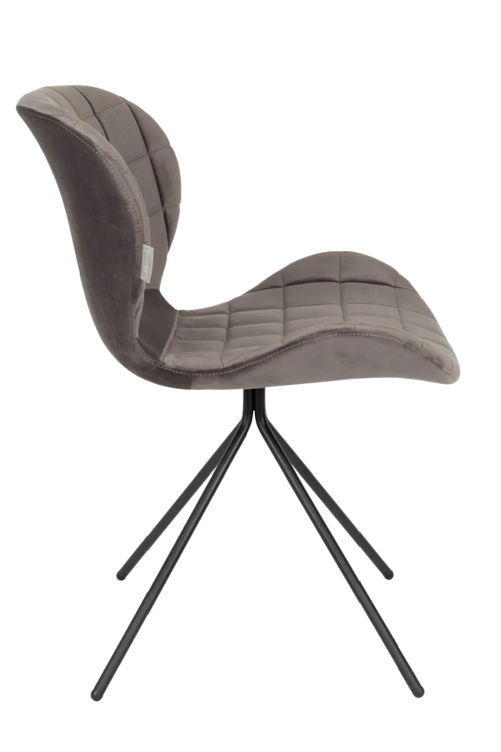 Gray Velvet Dining Chairs (2) | Zuiver OMG