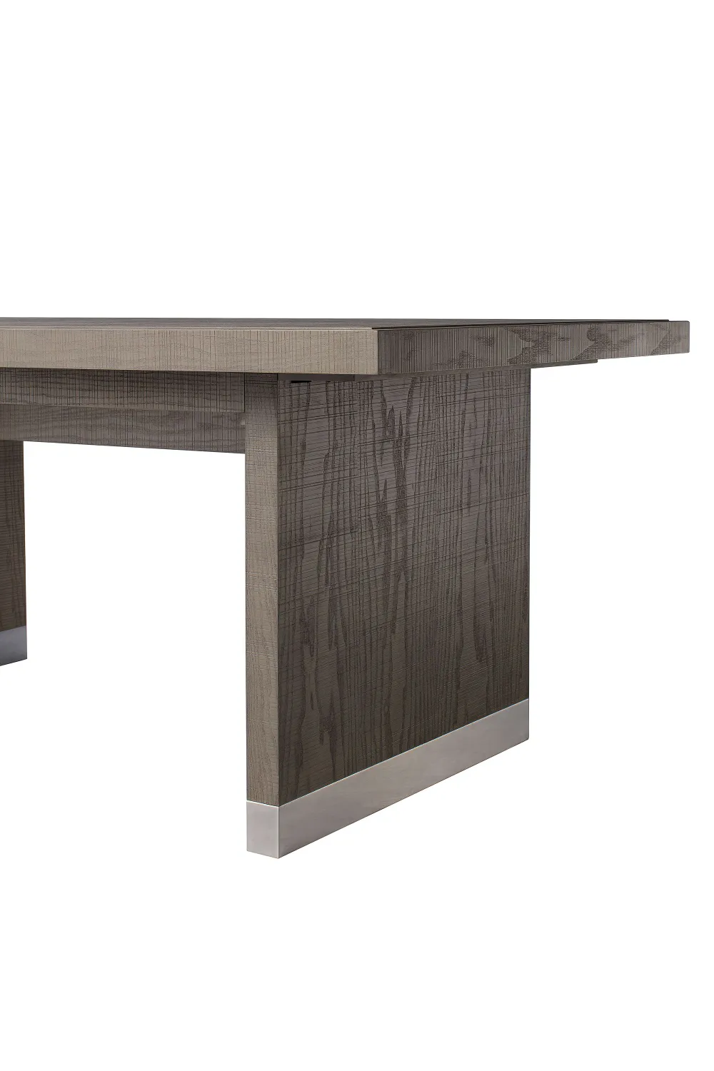 Gray Wooden Extending Dining Table | Andrew Martin Raffles