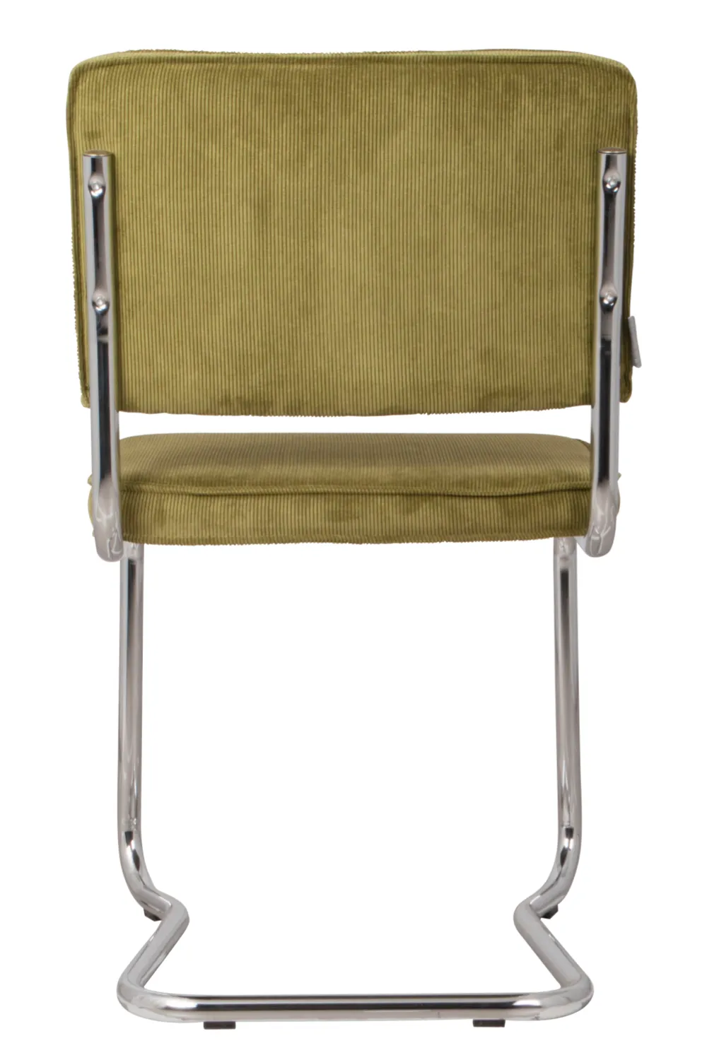 Green Rib Upholstered Dining Chairs (2) | Zuiver Ridge Kink