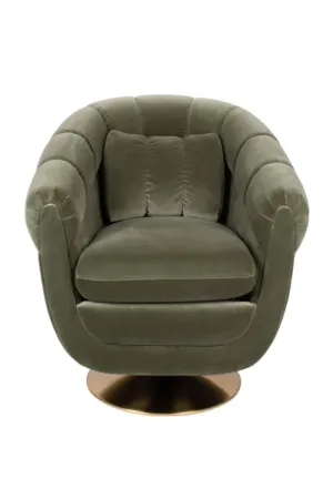 Green Swivel Lounge Chair | Dutchbone Member