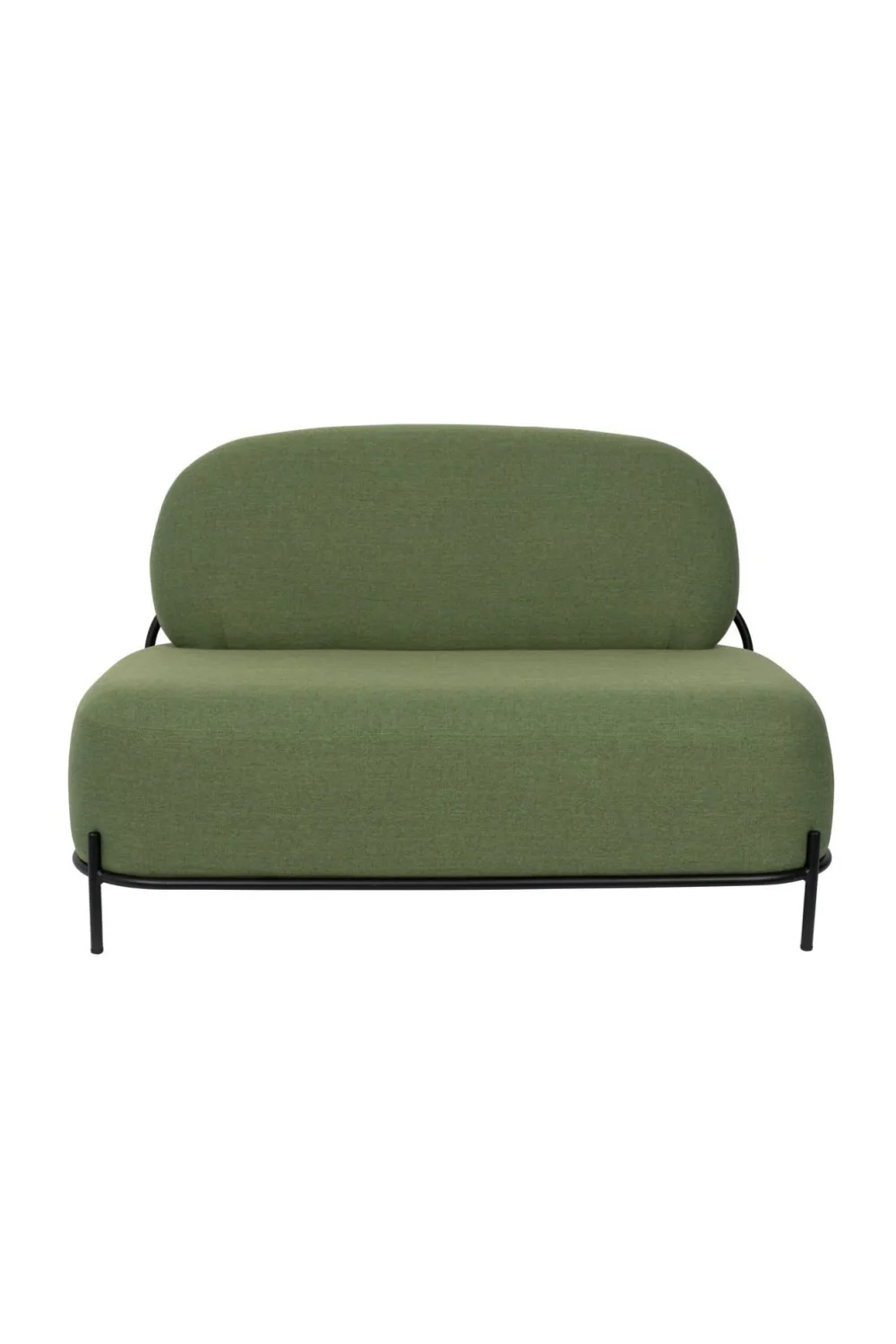 Green Upholstered Loveseat | DF Polly