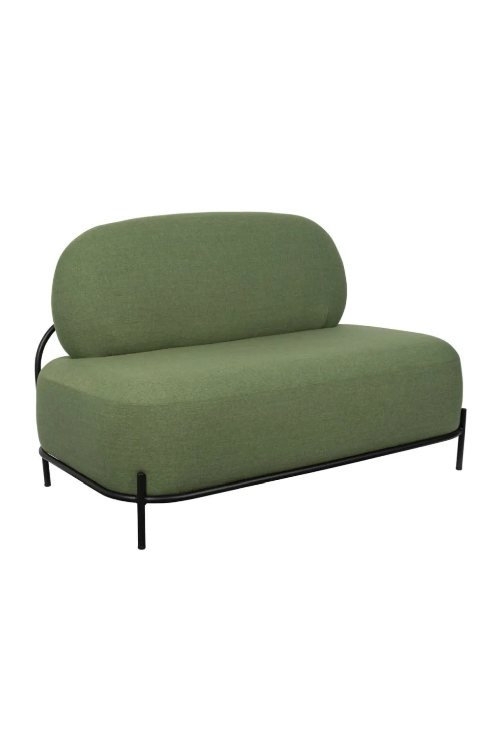 Green Upholstered Loveseat | DF Polly