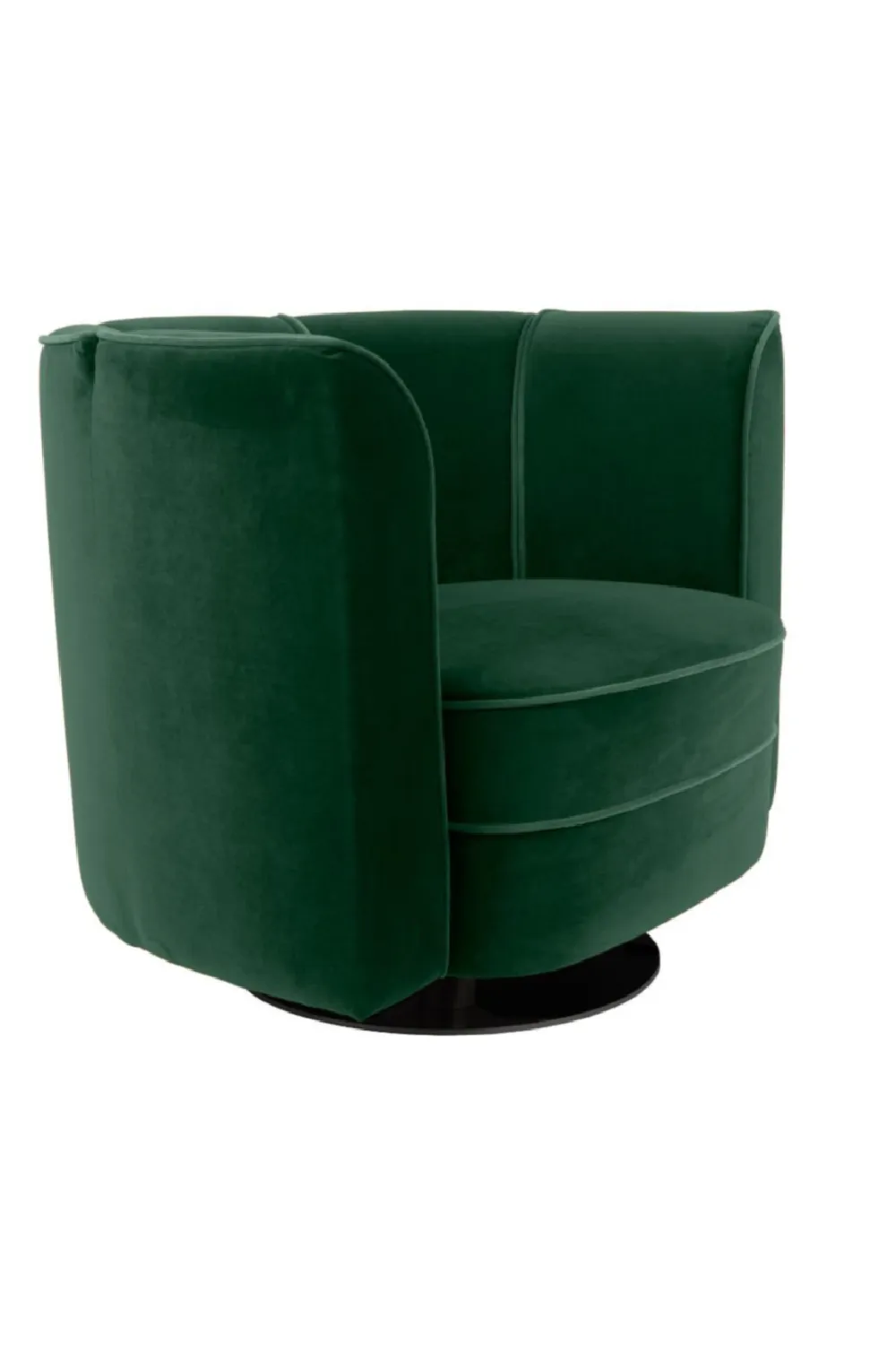 Green Velvet Accent Chair | Dutchbone Flower