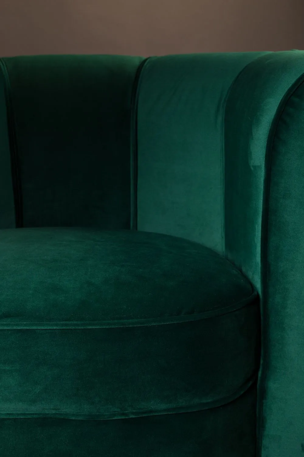 Green Velvet Accent Chair | Dutchbone Flower