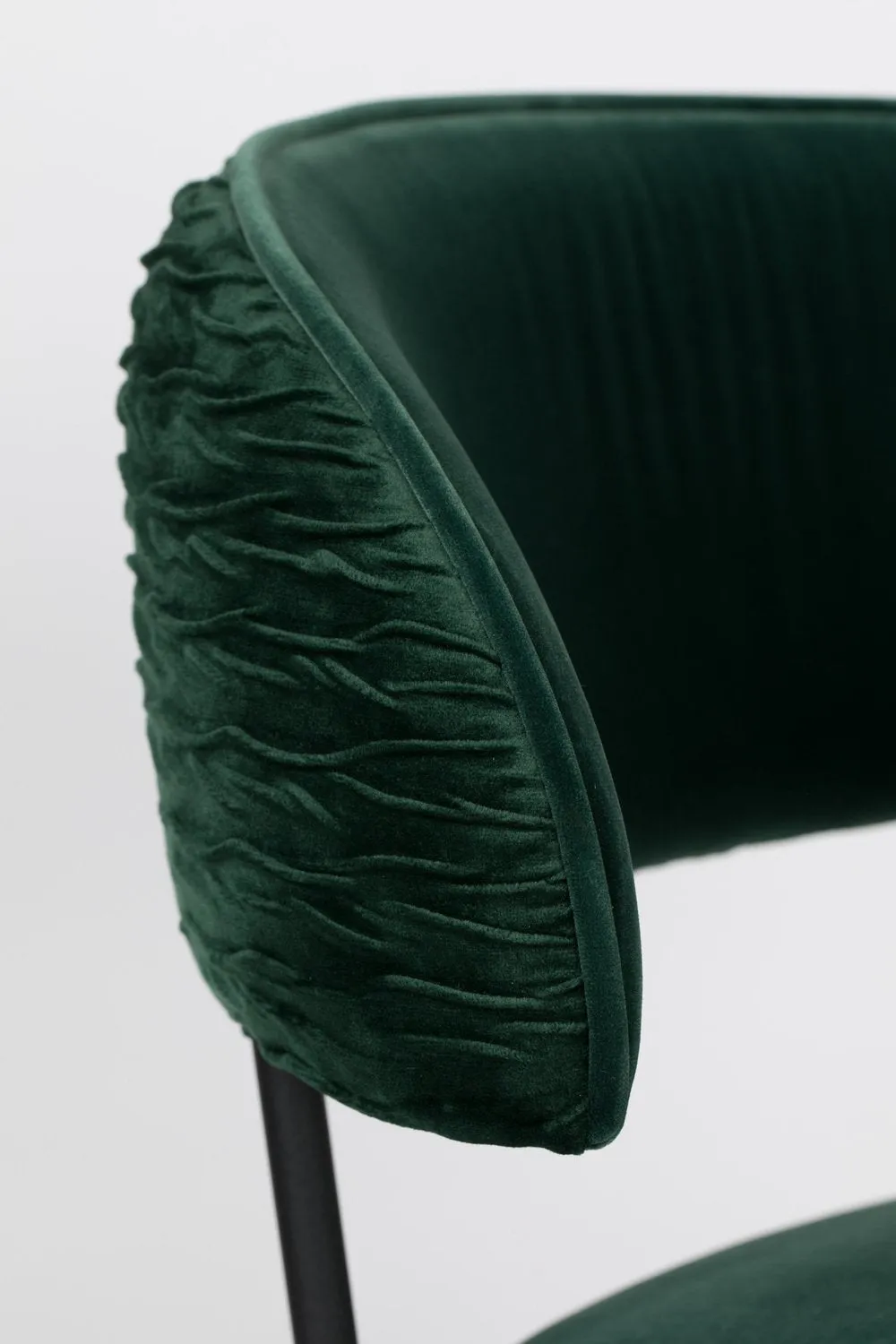 Green Velvet Dining Chairs (2) | Bold Monkey The Winner