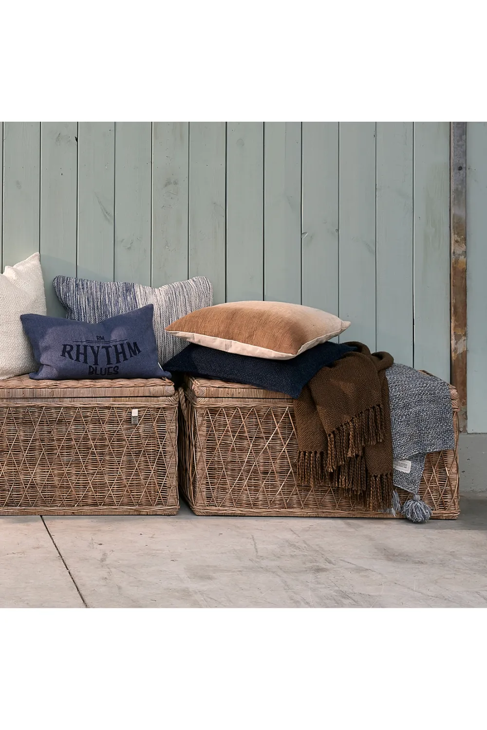 Hand-Braided Rattan Trunk | Rivièra Maison Nusa Dua