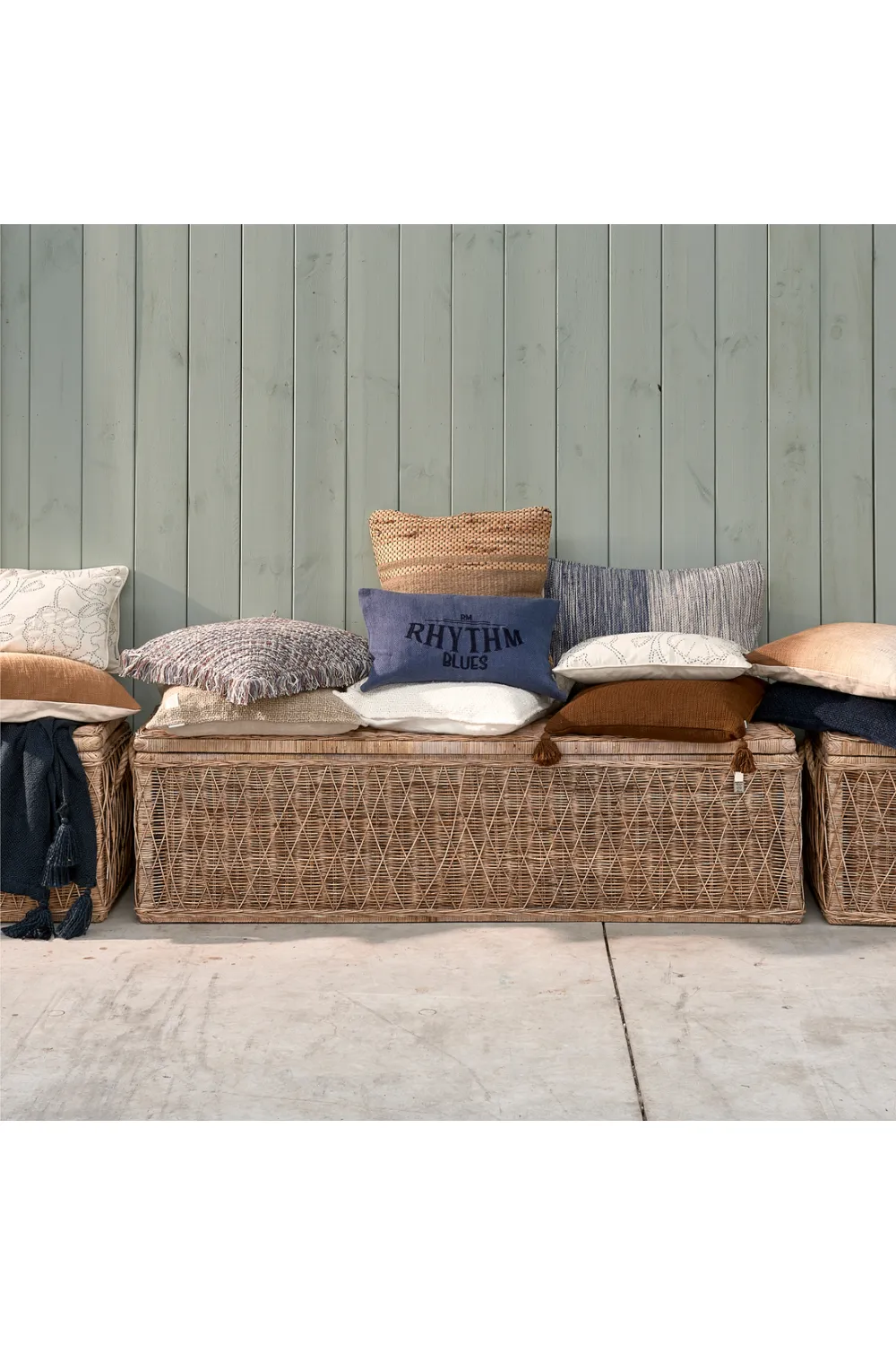 Hand-Braided Rattan Trunk | Rivièra Maison Nusa Dua