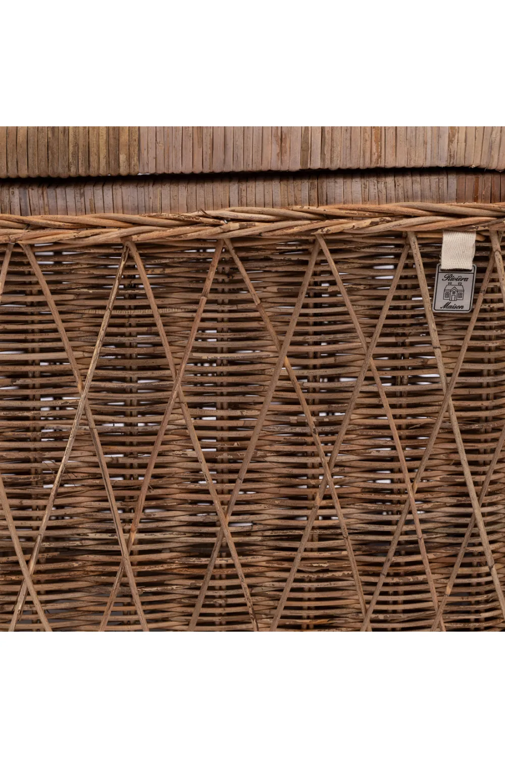 Hand-Braided Rattan Trunk | Rivièra Maison Nusa Dua