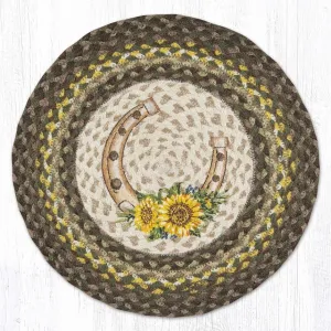 Horseshoe Sunflower Chair Pad