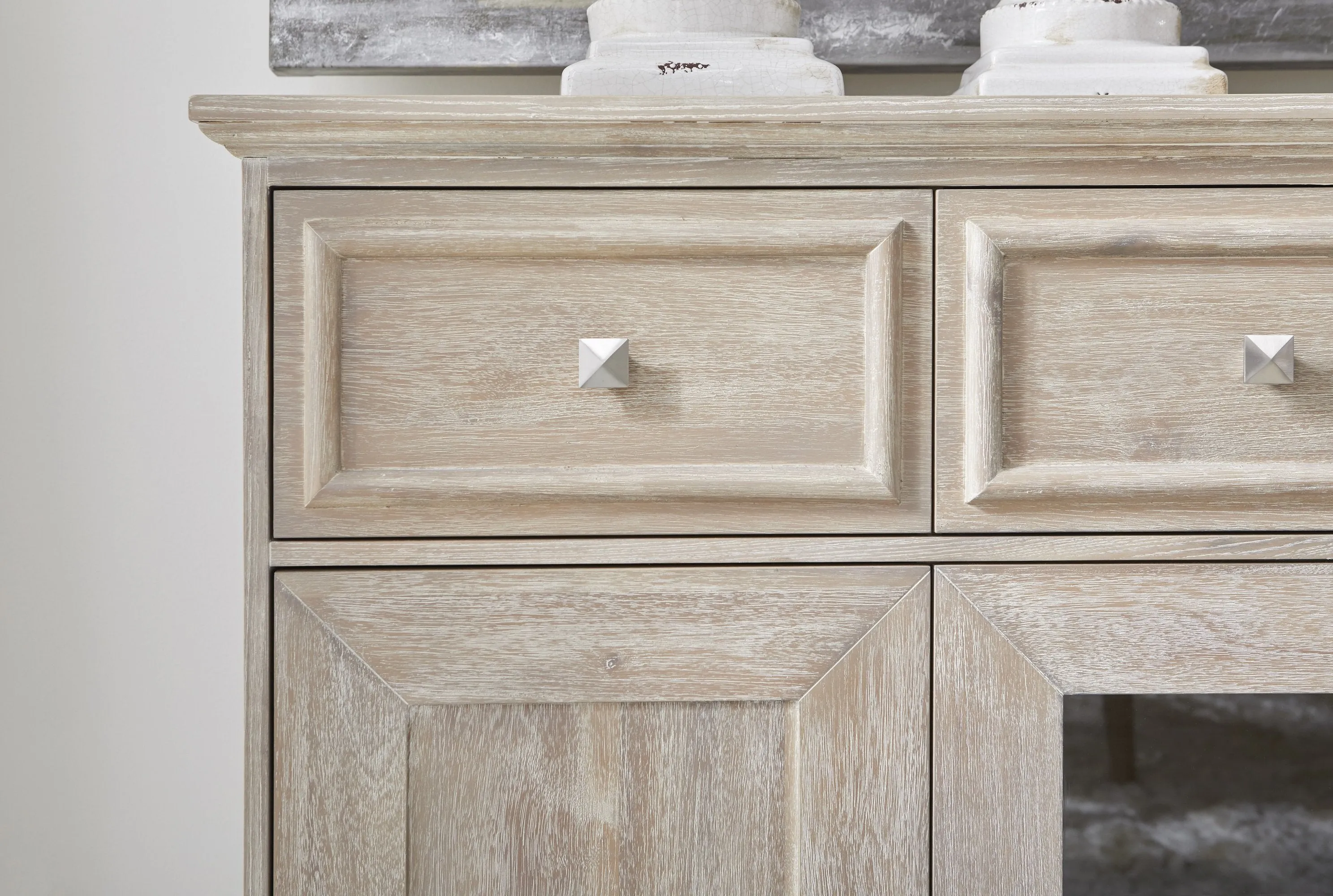 Hudson Media Sideboard in Acacia Veneer