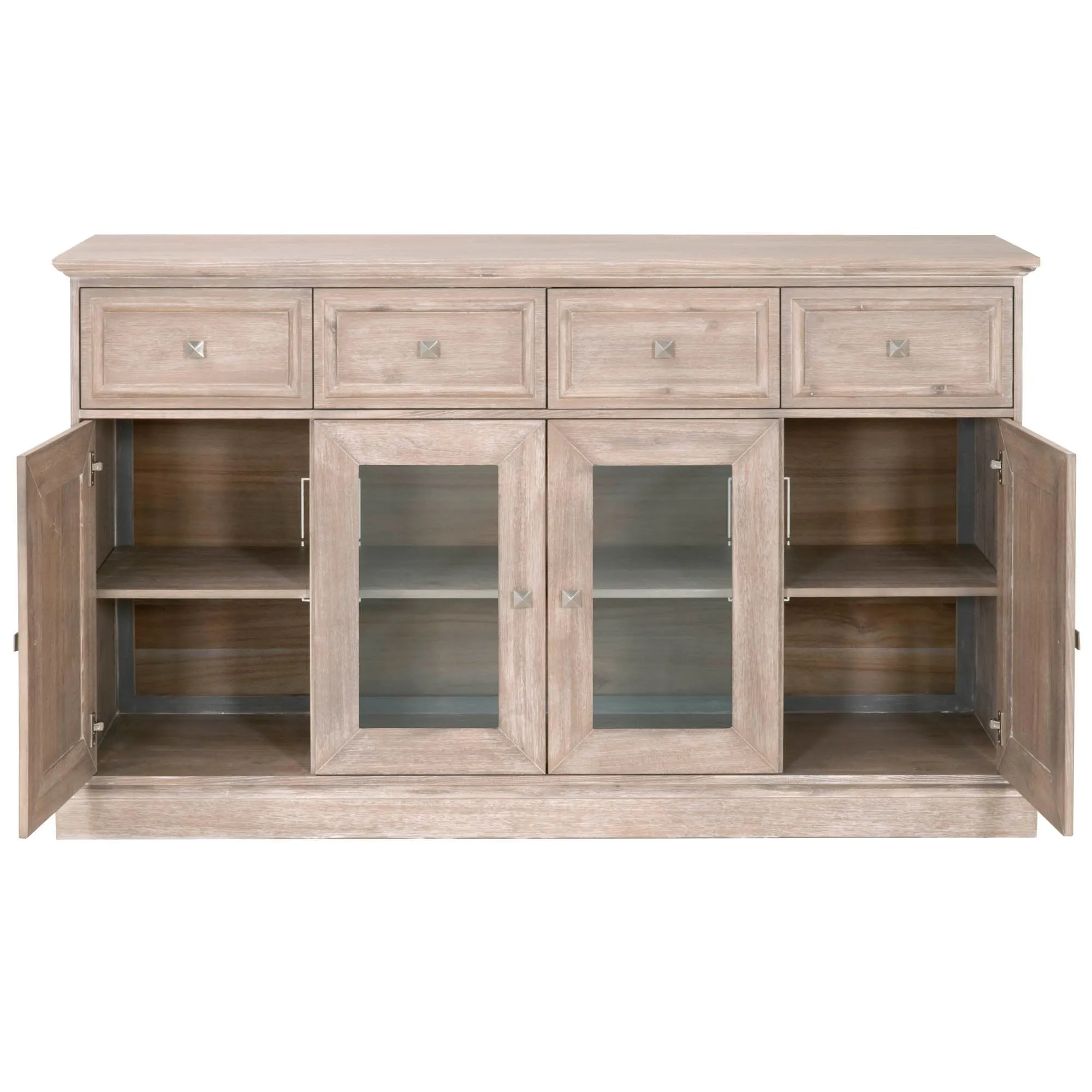 Hudson Media Sideboard in Acacia Veneer