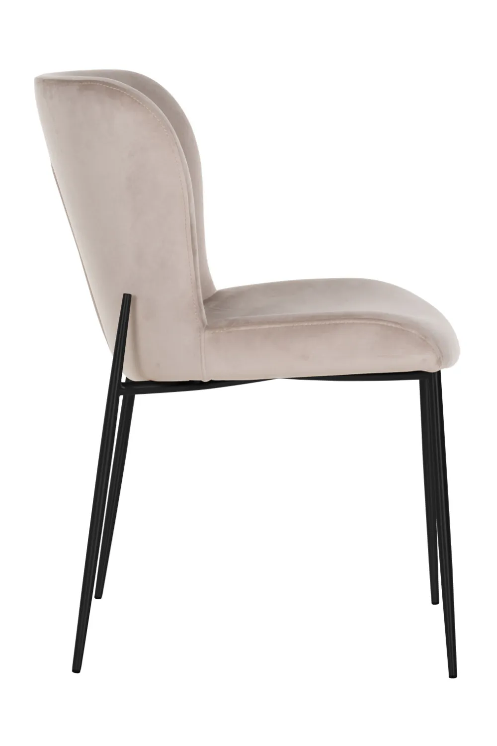 Khaki Velvet Dining Chair | OROA Darby